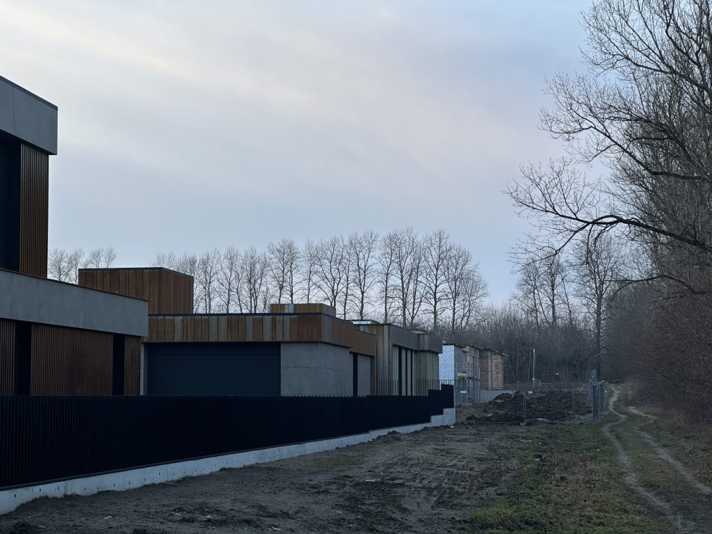 OBELÚ 1 etapas (Obelų al. 1, 3, 5, 7, 9, 11, 13, 15, 17, 19, 21, 23) - Private house community - construction photos