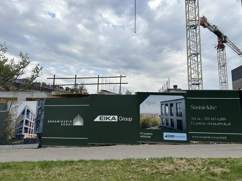 Senamiesčio sodai 2 etapas (Seinų g. 4) - Multi apartment - construction photos