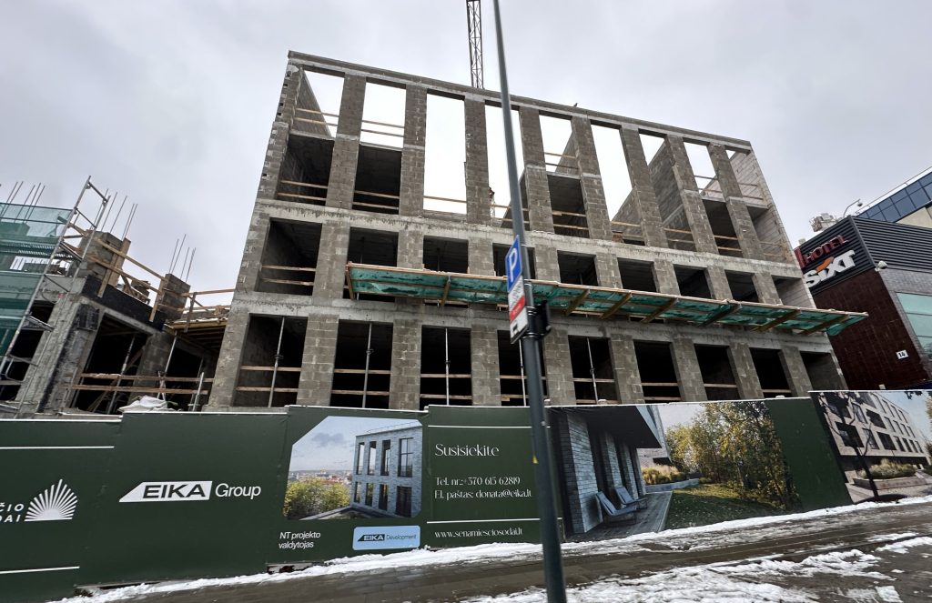 Senamiesčio sodai 2 etapas (Seinų g. 4) - Multi apartment - construction photos