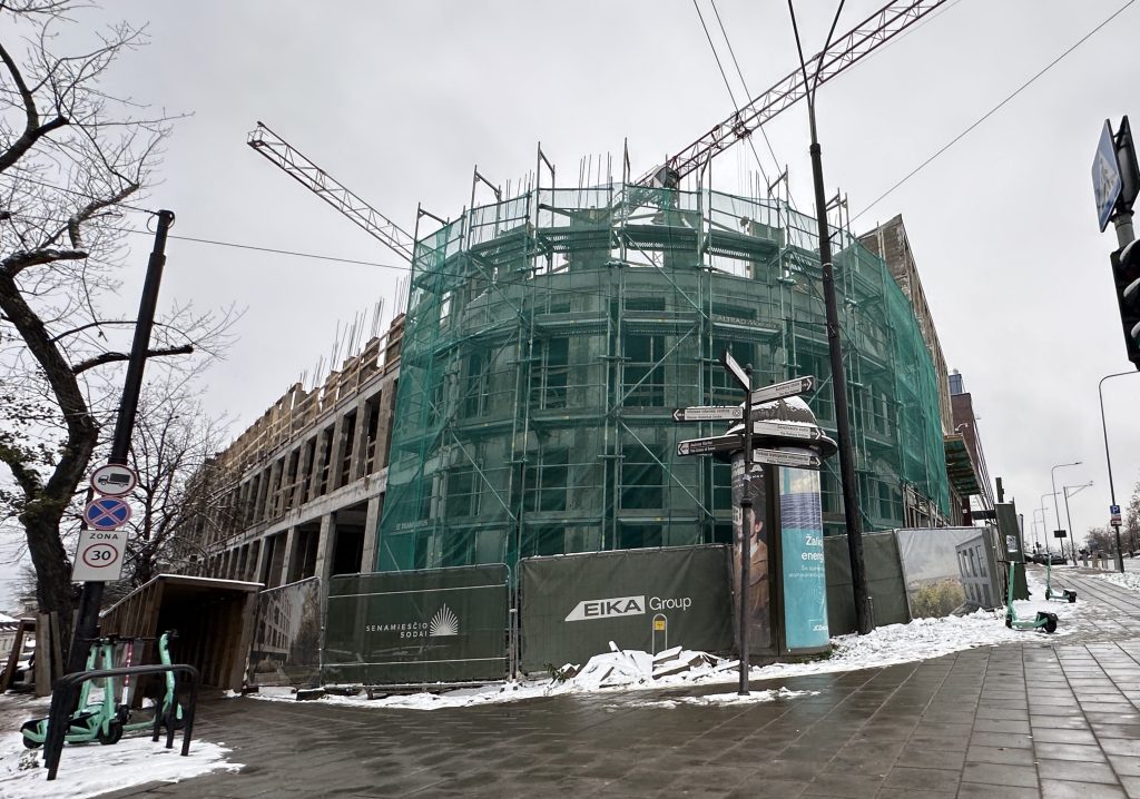 Senamiesčio sodai 2 etapas (Seinų g. 4) - Multi apartment - construction photos