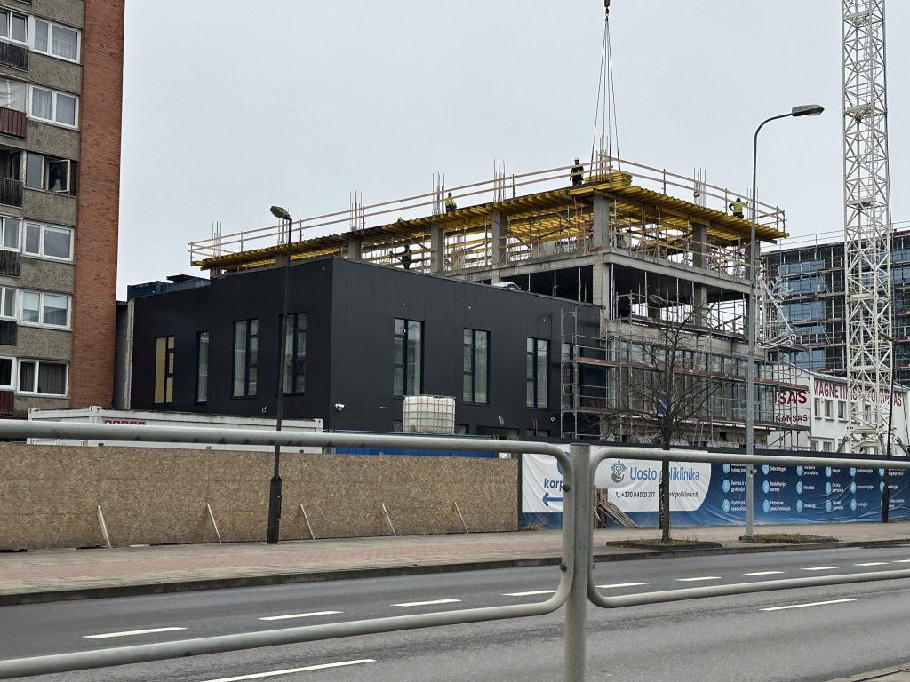 Uosto poliklinika (Taikos pr. 48C) - Health center - construction photos