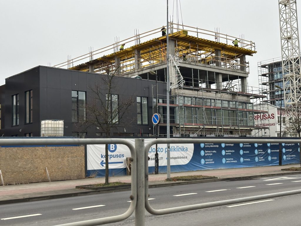 Uosto poliklinika (Taikos pr. 48C) - Health center - construction photos