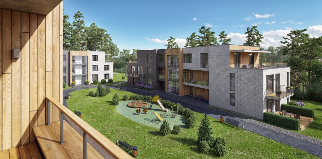 Turniškių dominija (Turniškių g. 34A) - Multi apartment - visualization