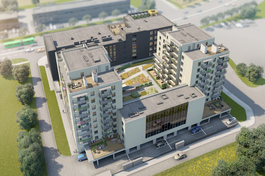 Žalgirio 135 (daugiabučiai) (Žalgirio g. 135) - Multi apartment - visualization
