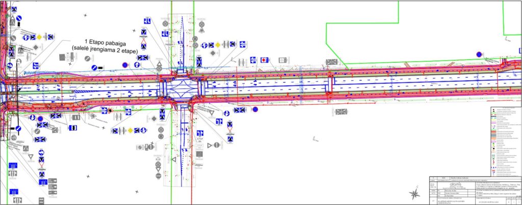 Smiltelės, Tiltų, H. Manto, Liepojos gatvių ir Taikos pr. | 1 etapas (Smiltelės g.) - Bike path, Pedestrian path, Street - visualization