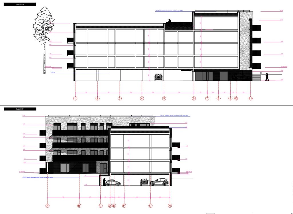 Jeruzalės g. 19 (Jeruzalės g. 19) - Multi apartment - visualization