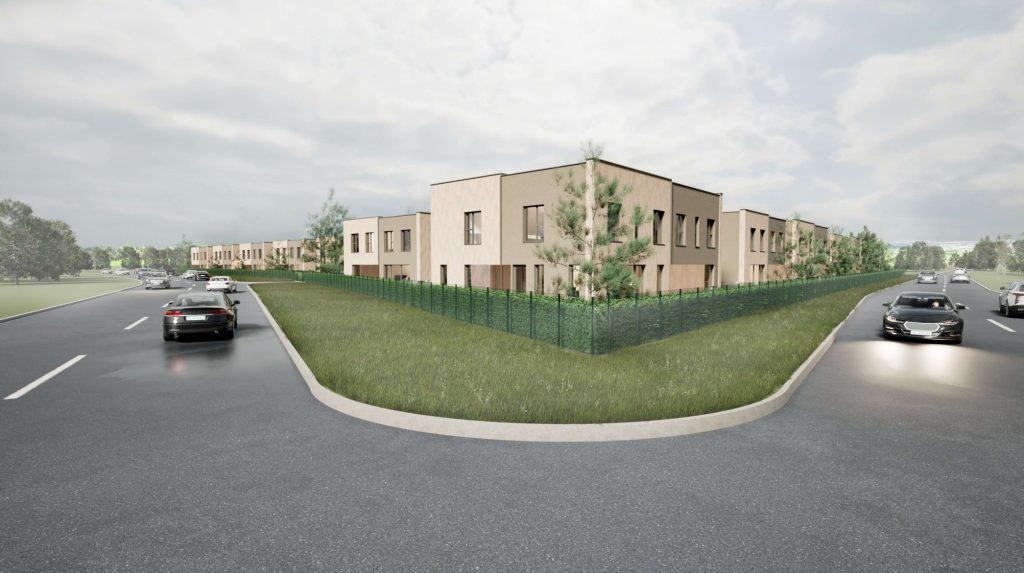 Juodupio g. 140, 142, 146 (Juodupio g. 140, 142, 146) - Row housing - visualization