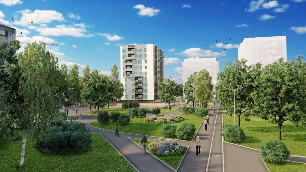 Naujamiesčio alėja (Savanorių pr. 44) - Multi apartment - visualization