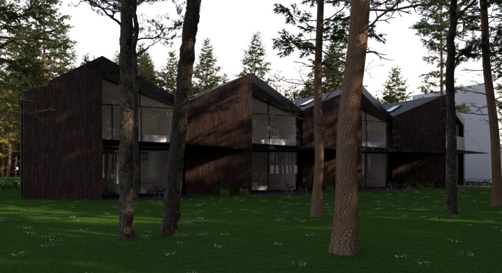 Palangos g. 19 (Palangos g. 19) - Row housing - visualization