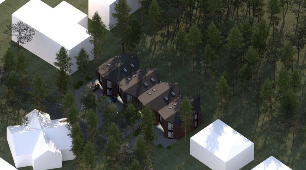 Palangos g. 19 (Palangos g. 19) - Row housing - visualization