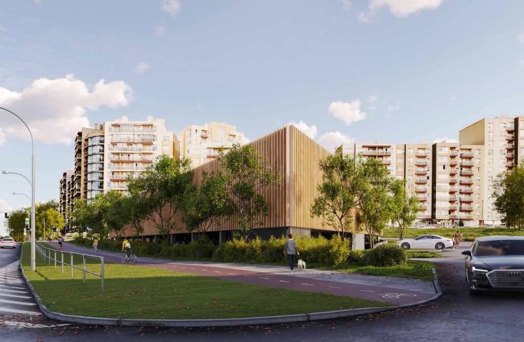 Perkūnkiemio g. 44 (LIDL?) (Perkūnkiemio g. 44) - Food store - visualization