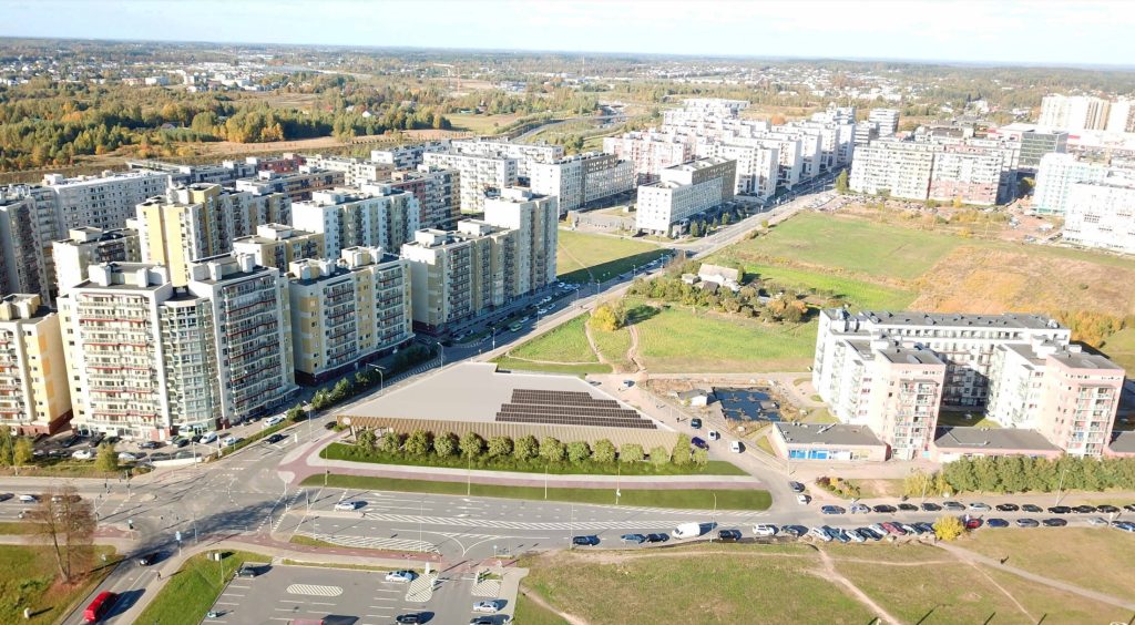 Perkūnkiemio g. 44 (LIDL?) (Perkūnkiemio g. 44) - Food store - visualization