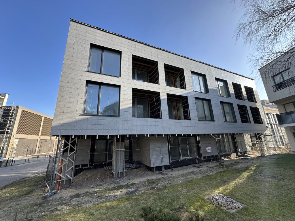Rugiagėlė (Vanagupės g. 13A) - Multi apartment - construction photos