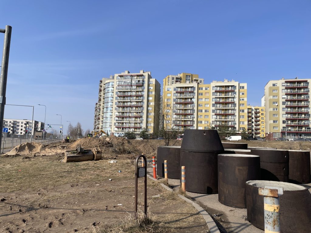 Perkūnkiemio g. 44 (LIDL?) (Perkūnkiemio g. 44) - Food store - construction photos