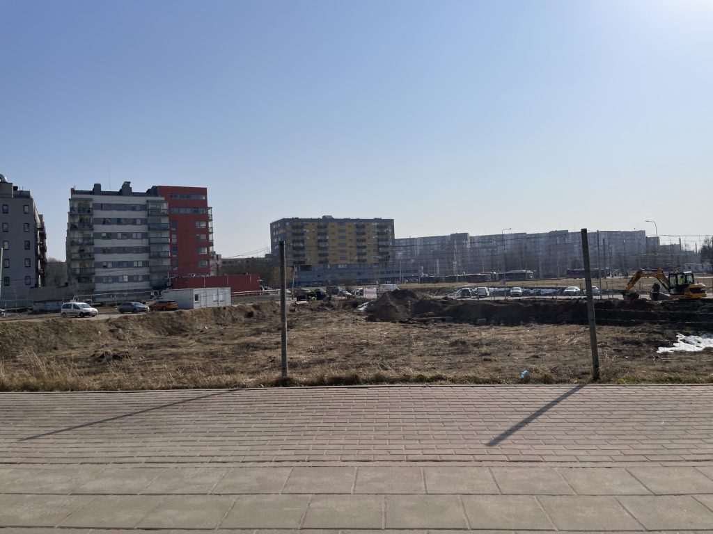 Perkūnkiemio g. 44 (LIDL?) (Perkūnkiemio g. 44) - Food store - construction photos