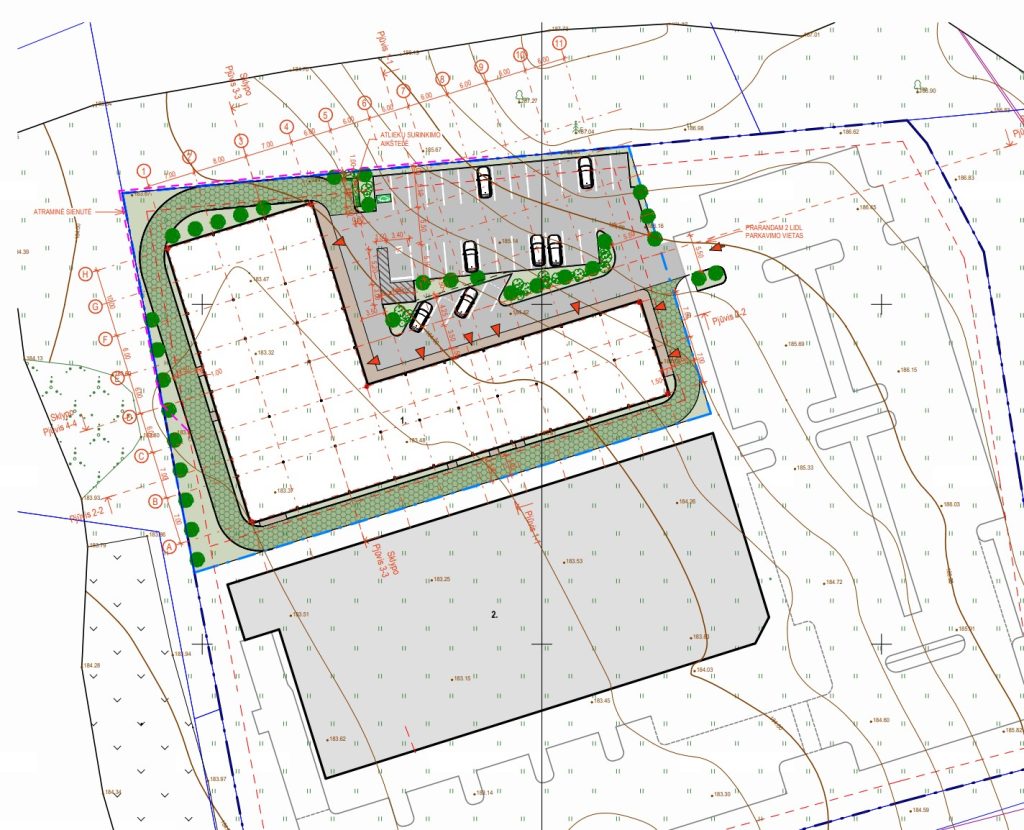 Tarandės g. 1 (Tarandės g. 1) - Non-food store - visualization