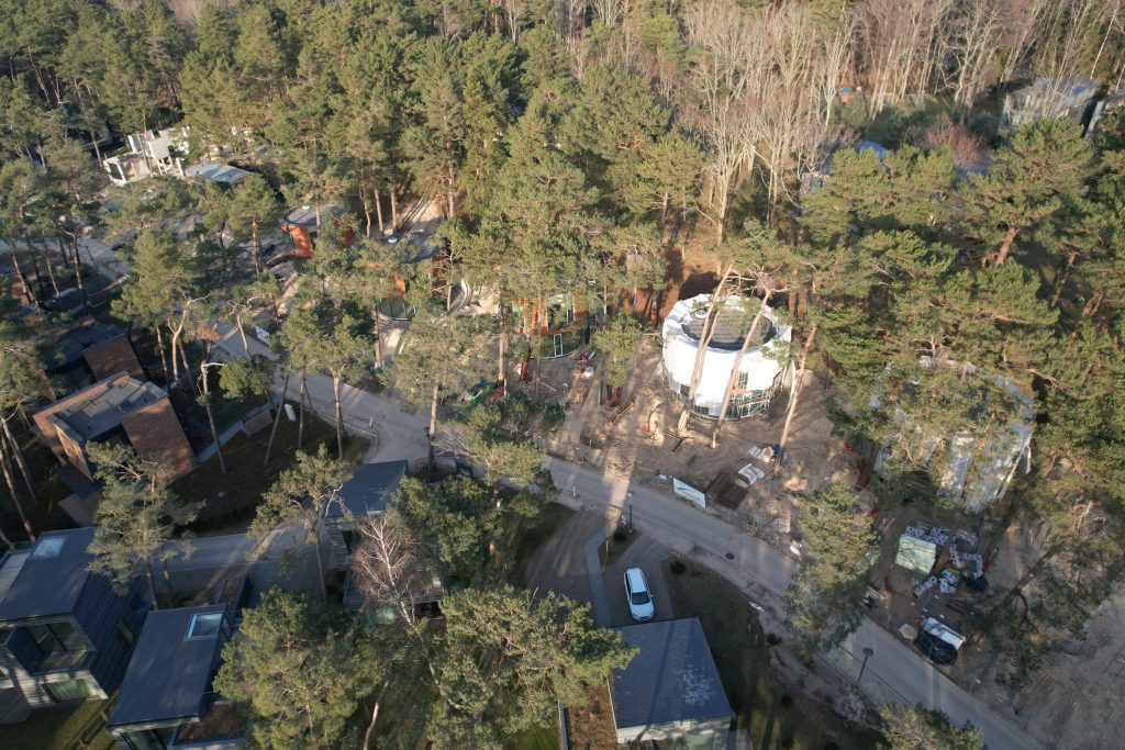 Kopų žuvėdra 2 etapas - apartamentai (Litorinos g. 2 - 40, 3 - 35, Girulių pl. 15, 15A, 15B, 17, 17A, 17B, 19, 19A, 21, 21A, 23, 23A, 25, 25A, 25B ) - Private house community, Row housing - construction photos