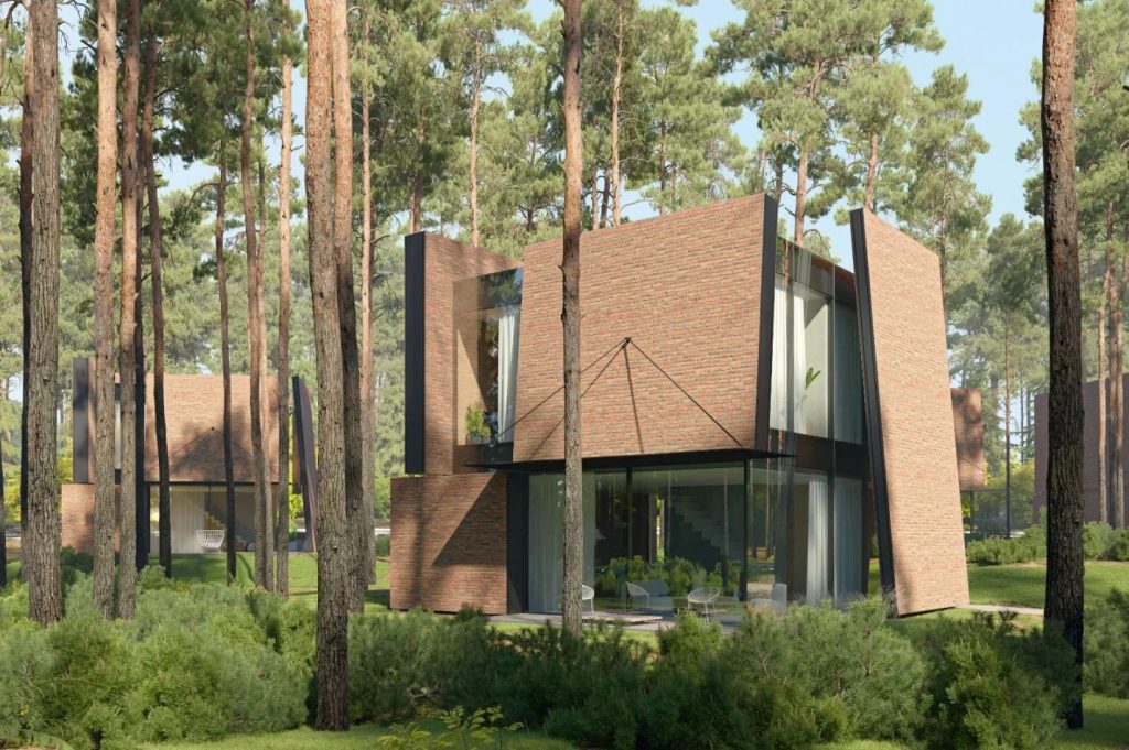 Kopų žuvėdra 2 etapas - apartamentai (Litorinos g. 2 - 40, 3 - 35, Girulių pl. 15, 15A, 15B, 17, 17A, 17B, 19, 19A, 21, 21A, 23, 23A, 25, 25A, 25B ) - Private house community, Row housing - visualization