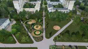 Čikagos al., Ugnijos skveras visuaalne