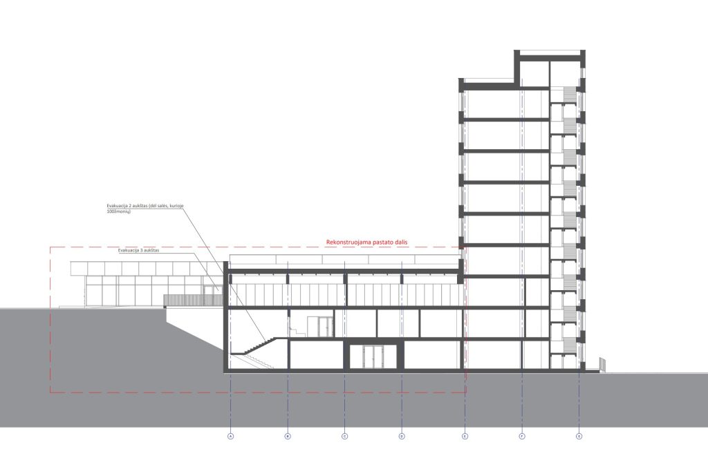 Grigeo administracinis (Vilniaus g. 10) - Office center - visualization