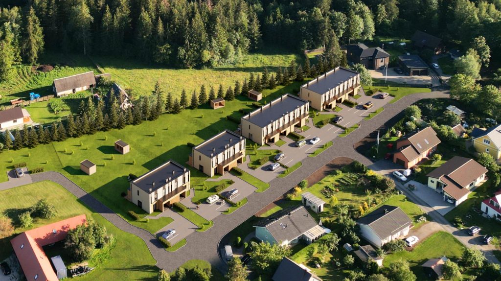 Havi kodud (Havi tee 14, 16) - Row housing - visualization