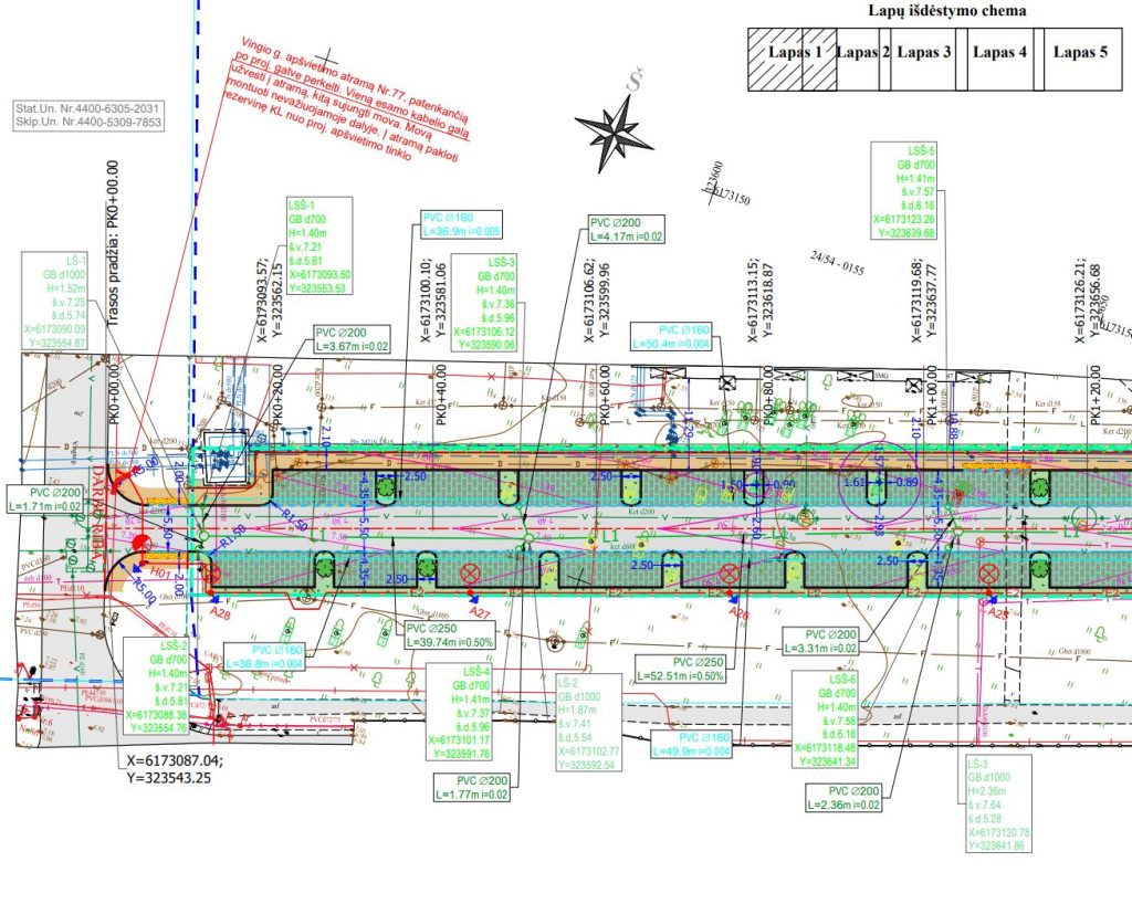 Jūrininkų pr., Vingio, Mogiliovo, Lūžų ir Bandužių gatvių rekonstrukcija (Jūrininkų pr., Vingio g., Mogiliovo g., Lūžų g., Bandužių g.) - Tänav - visuaalne