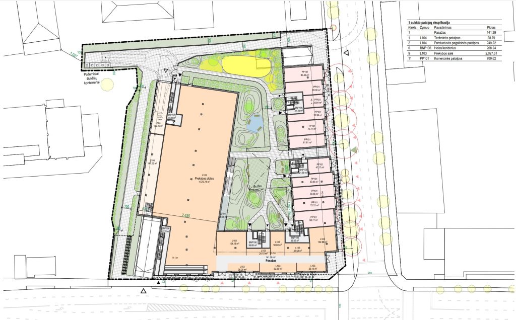 Mindaugo g. 25 (Mindaugo g. 25) - Food store, Multi apartment, Other commercial - visualization