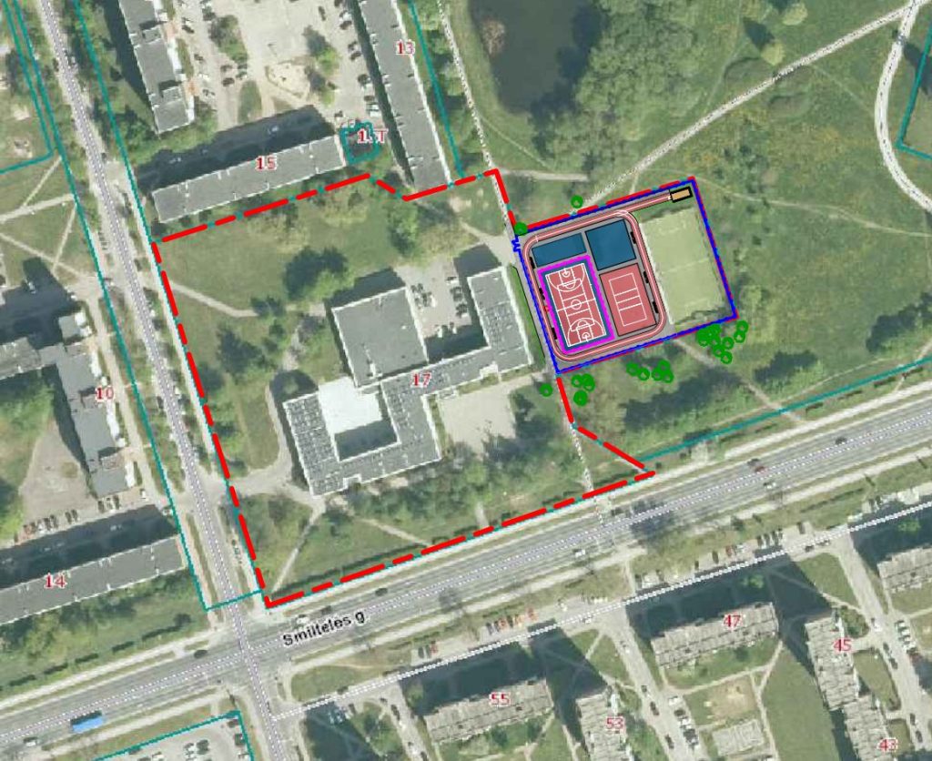 Sporto aikštynas Reikjaviko g. 17 (Reikjaviko g. 17) - Sports field or court - visualization
