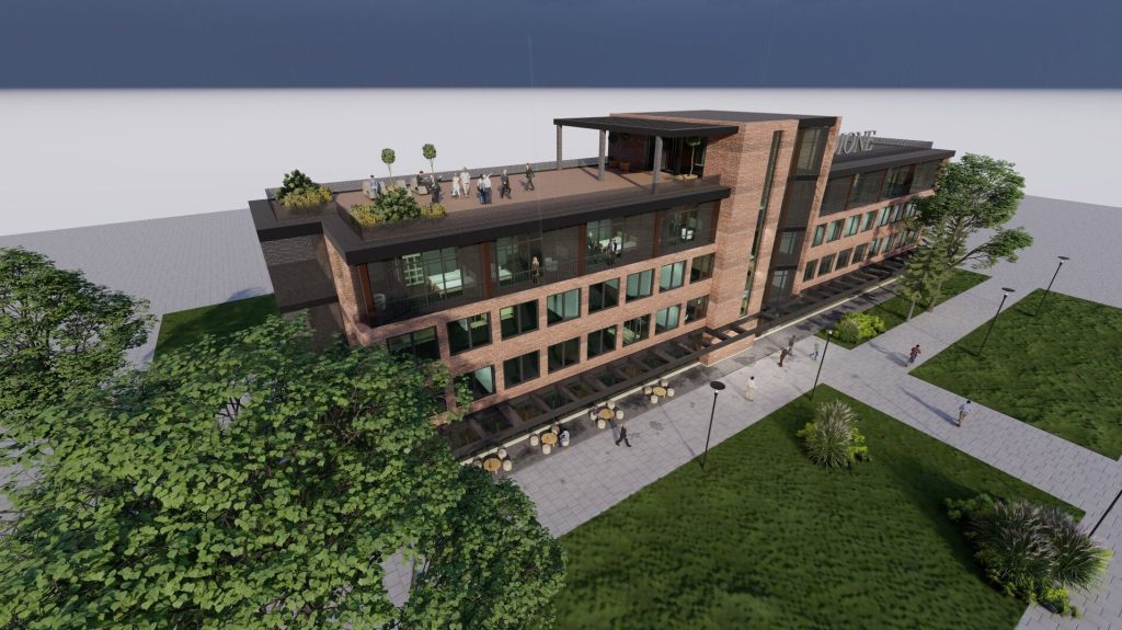 Klaipėdos Pienas biuro rekonstrukcija (Šilutės pl. 33) - Administrative - visualization