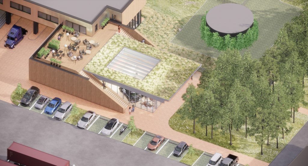 "Skuba" administracinis (V. A. Graičiūno g. 36) - Office center - visualization