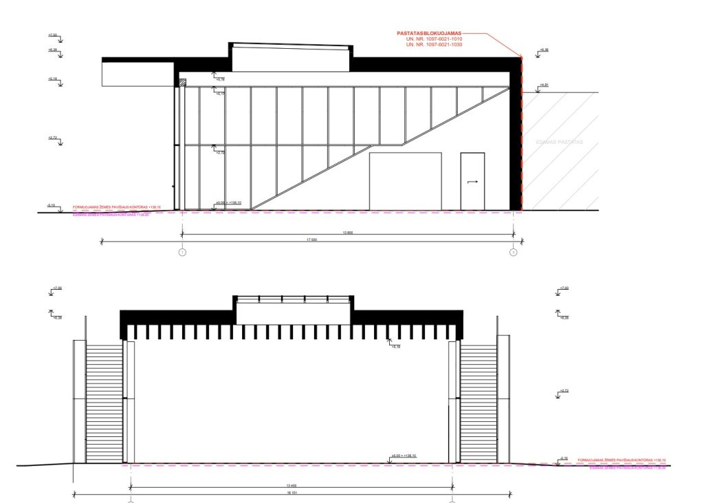 "Skuba" administracinis (V. A. Graičiūno g. 36) - Office center - visualization