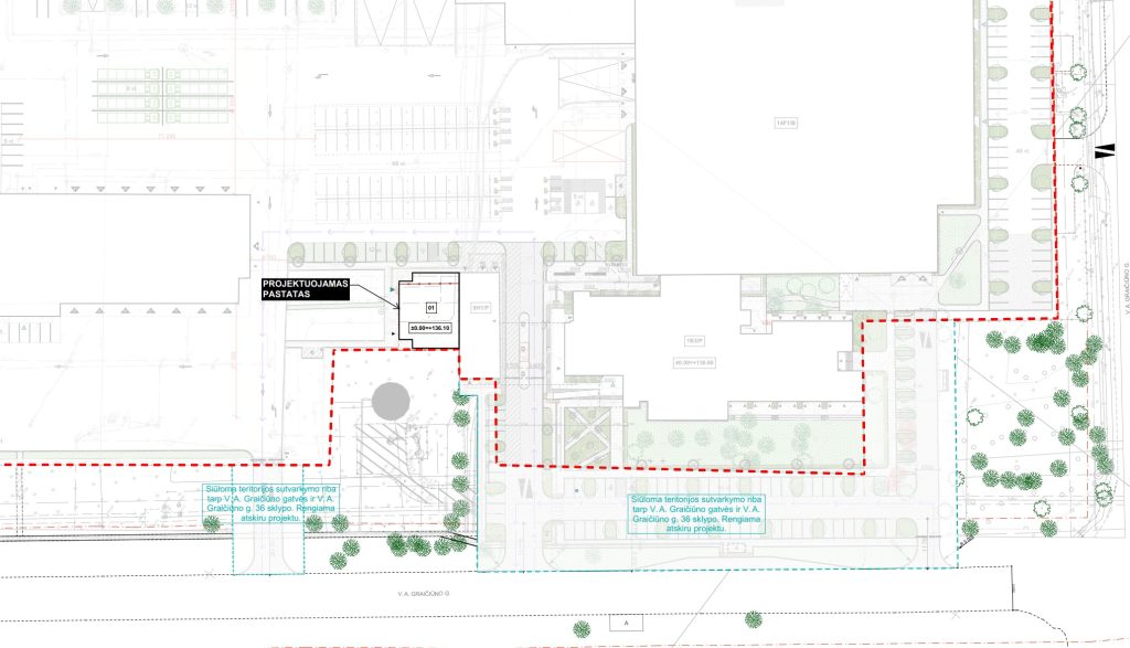 "Skuba" administracinis (V. A. Graičiūno g. 36) - Office center - visualization