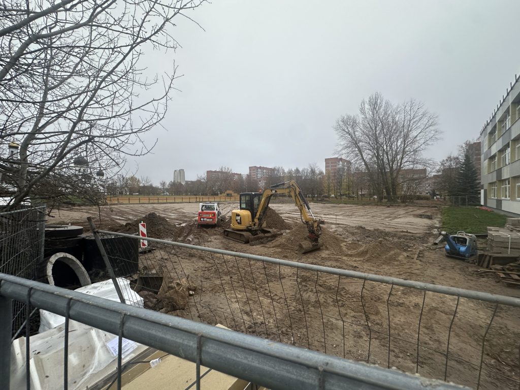 Sporto aikštynas Reikjaviko g. 17 (Reikjaviko g. 17) - Sports field or court - construction photos