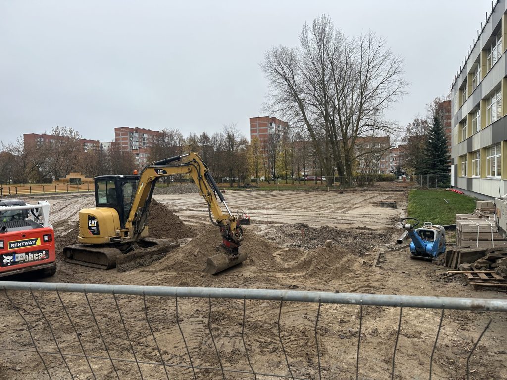 Sporto aikštynas Reikjaviko g. 17 (Reikjaviko g. 17) - Sports field or court - construction photos