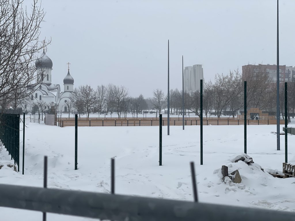 Sporto aikštynas Reikjaviko g. 17 (Reikjaviko g. 17) - Spordiväljak - ehituse fotod