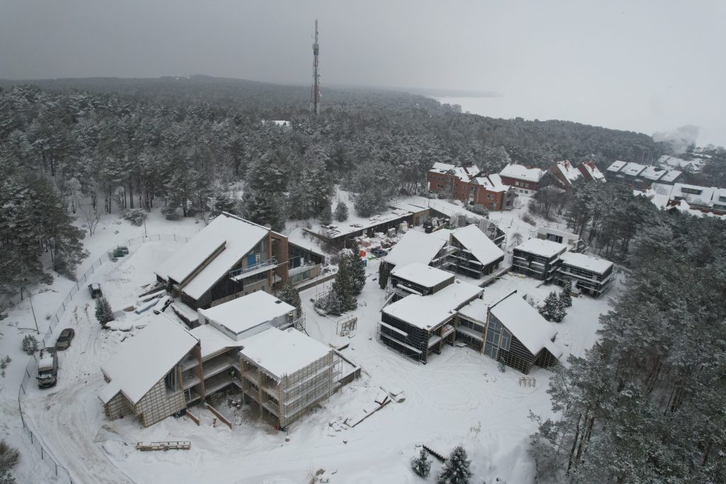 Rašytojų sąjungos poilsiavietės rekonstrukcija (Taikos g. 32) - Kūrorts - būvdarbu attēli