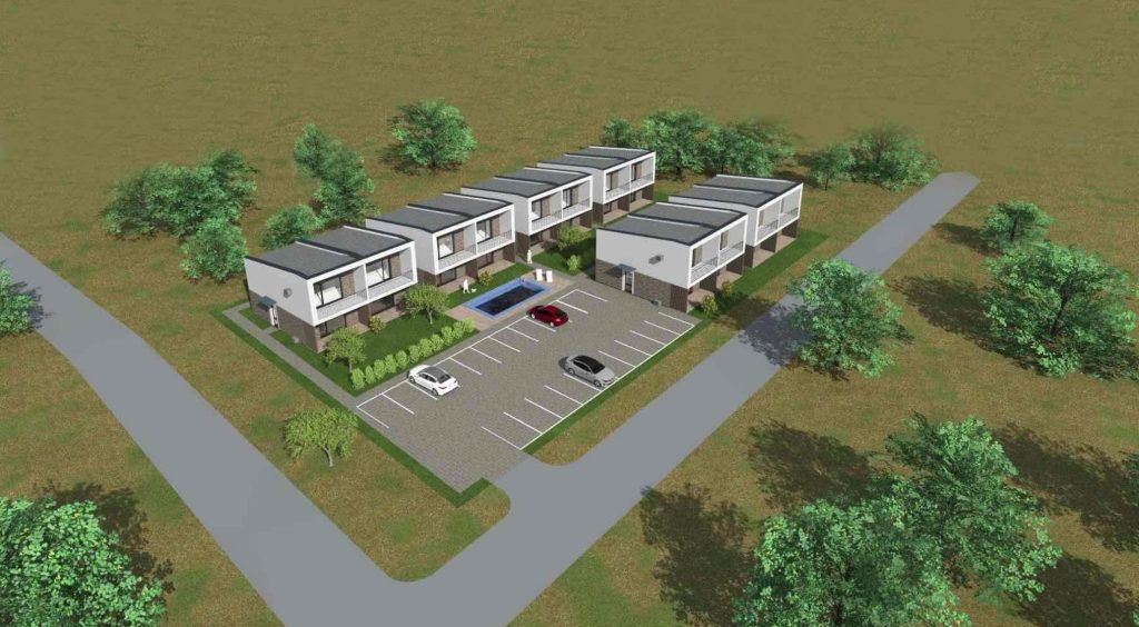 Svečių namai Vaivorykštės g. 42 (Vaivorykštės g. 42) - Row housing - visualization