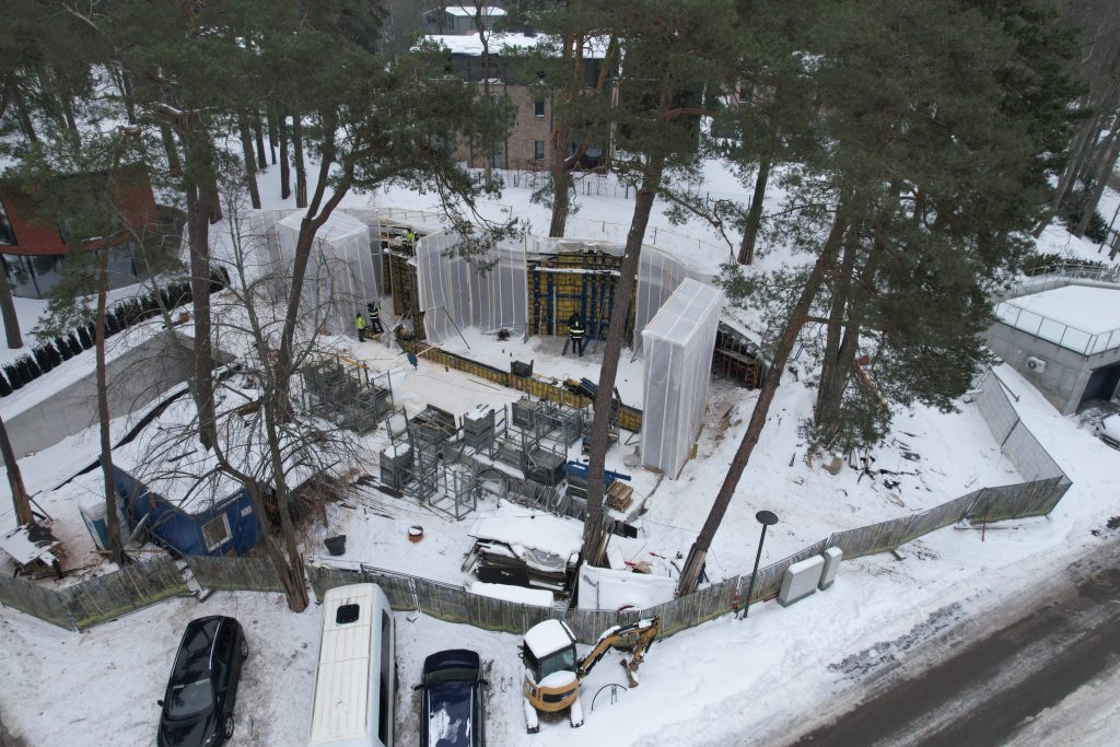 Kopų žuvėdra - viešbutis (Litorinos g. 1) - Viešbutis - statybų nuotraukos