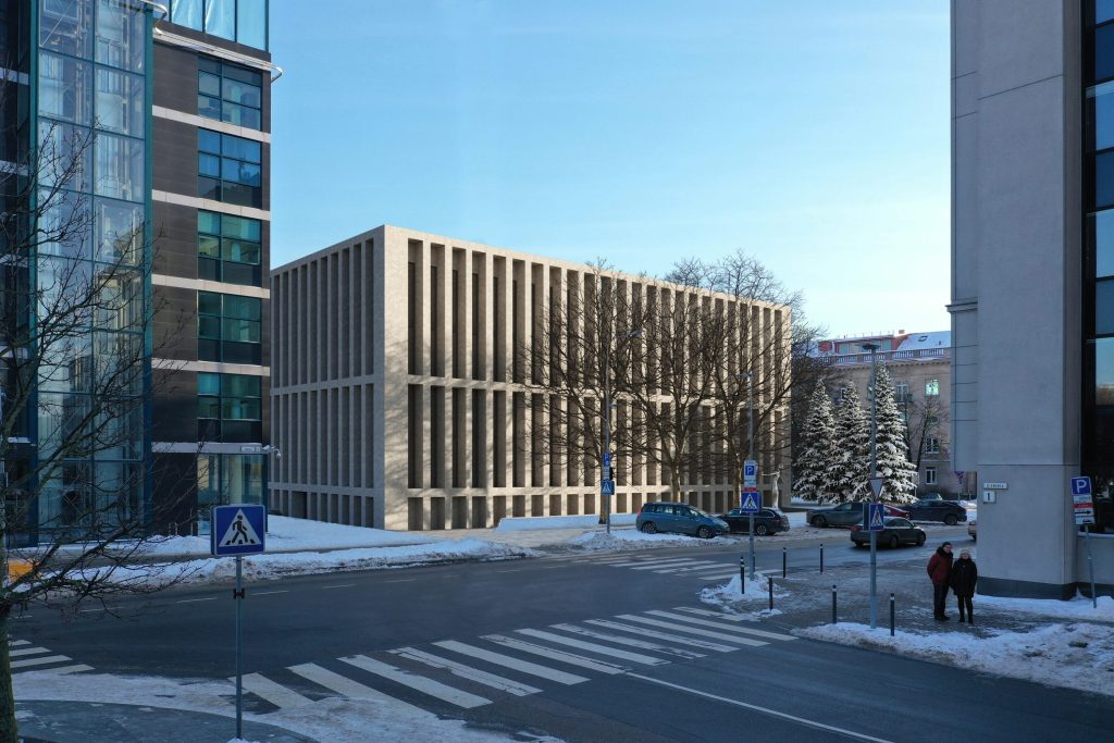 Lietuvos Aukščiausiojo Teismo rekonstrukcija (Gynėjų g. 6) - Administratīvā ēka - vizualizācija