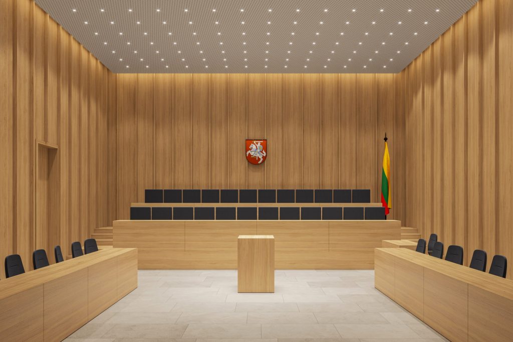 Lietuvos Aukščiausiojo Teismo rekonstrukcija (Gynėjų g. 6) - Administratīvā ēka - vizualizācija