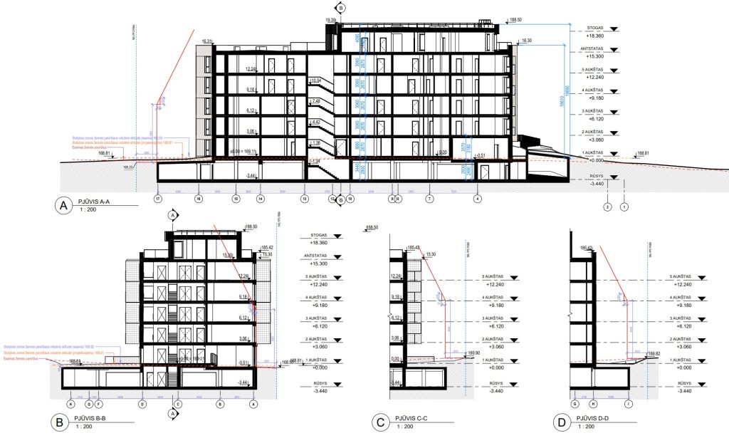 Rugių 30 (Rugių g. 30) - Multi apartment - visualization