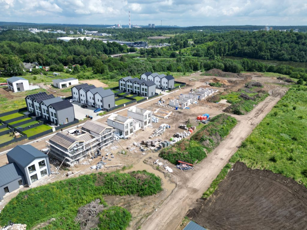 Jokūbo Šimkevičiaus g. kvartalas 7 etapas (Jokūbo Šimkevičiaus g. 15, 17, 19, 21, 23, 25, 27) - Row housing - construction photos