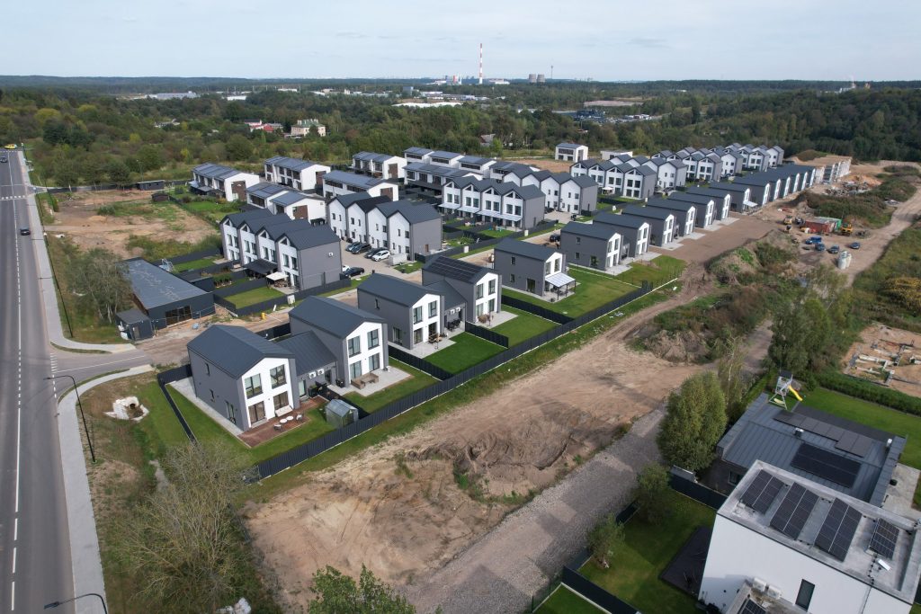 Jokūbo Šimkevičiaus g. kvartalas 6 etapas (Jokūbo Šimkevičiaus g. 1, 3, 5, 7, 9, 11, 13) - Row housing - construction photos