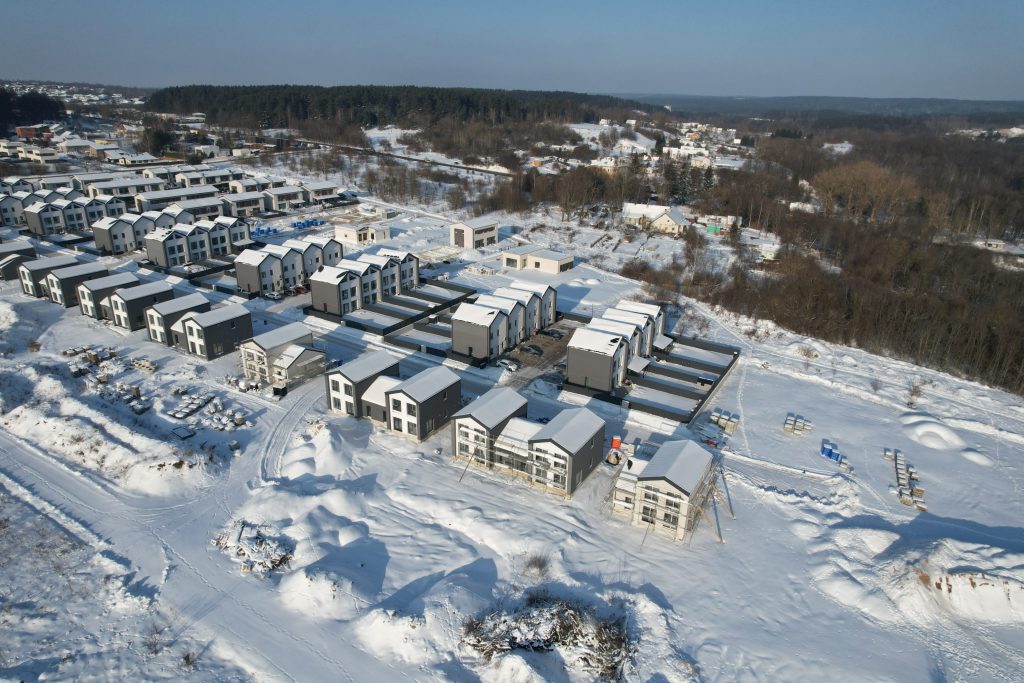Jokūbo Šimkevičiaus g. kvartalas 7 etapas (Jokūbo Šimkevičiaus g. 15, 17, 19, 21, 23, 25, 27) - Row housing - construction photos