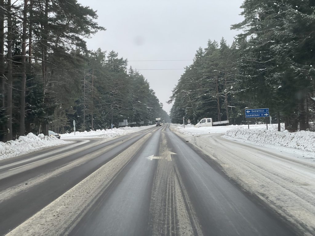 Kelių Nr. A13 Klaipėda - Liepoja ir Nr. 2304 Darbėnai - Šventoji sankryžos rekonstrukcija (Liepojos pl., Elijos g., Darbėnai - Šventoji) - Kelias - statybų nuotraukos