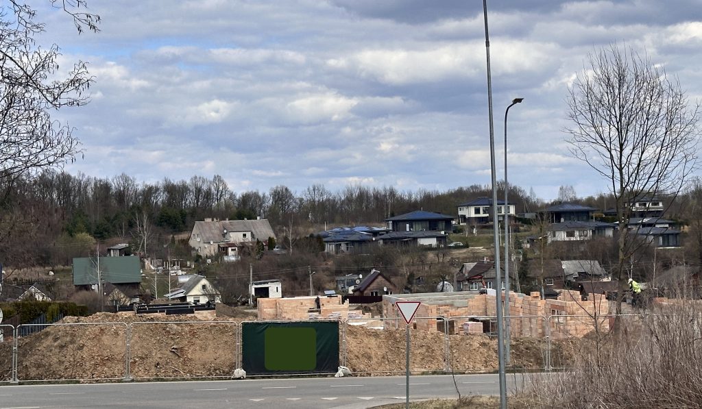 Pavilnio svajos 2 etapas (Žemoji g. 108, 110) - Row housing - construction photos