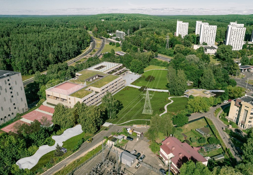 VGTU inžinerijos licėjaus rekonstrukcija (Nemenčinės pl. 16) - Primary and secondary education - visualization