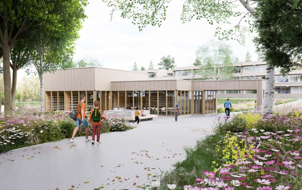 VGTU inžinerijos licėjaus rekonstrukcija (Nemenčinės pl. 16) - Pamata vai vidējā izglītība - vizualizācija