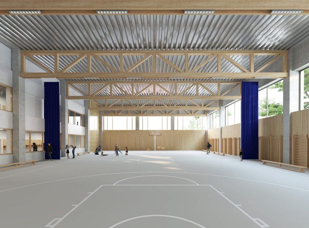 VGTU inžinerijos licėjaus rekonstrukcija (Nemenčinės pl. 16) - Pamata vai vidējā izglītība - vizualizācija