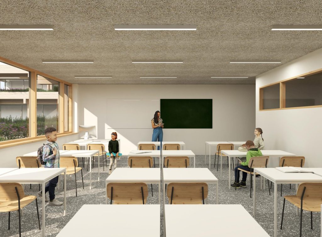 VGTU inžinerijos licėjaus rekonstrukcija (Nemenčinės pl. 16) - Pamata vai vidējā izglītība - vizualizācija